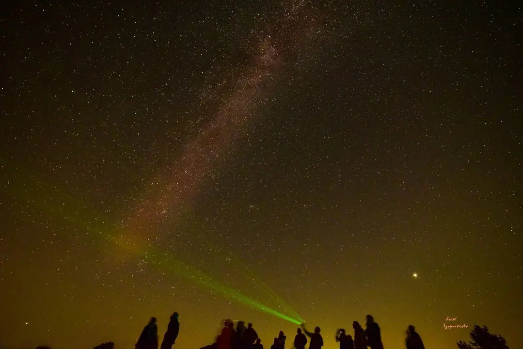 Xornada de Observaci&oacute;n Astron&oacute;mica no Larouco. FOTO Jos&eacute; Izquierdo.  (1)
