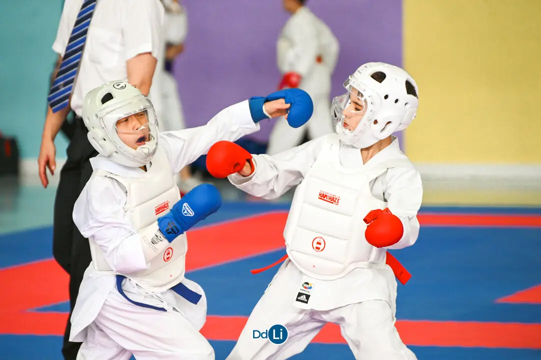 Terceira xornada da Liga Galega de Karate no pavill&oacute;n de Xinzo de Limia. | FOTO: Noelia Caseiro.