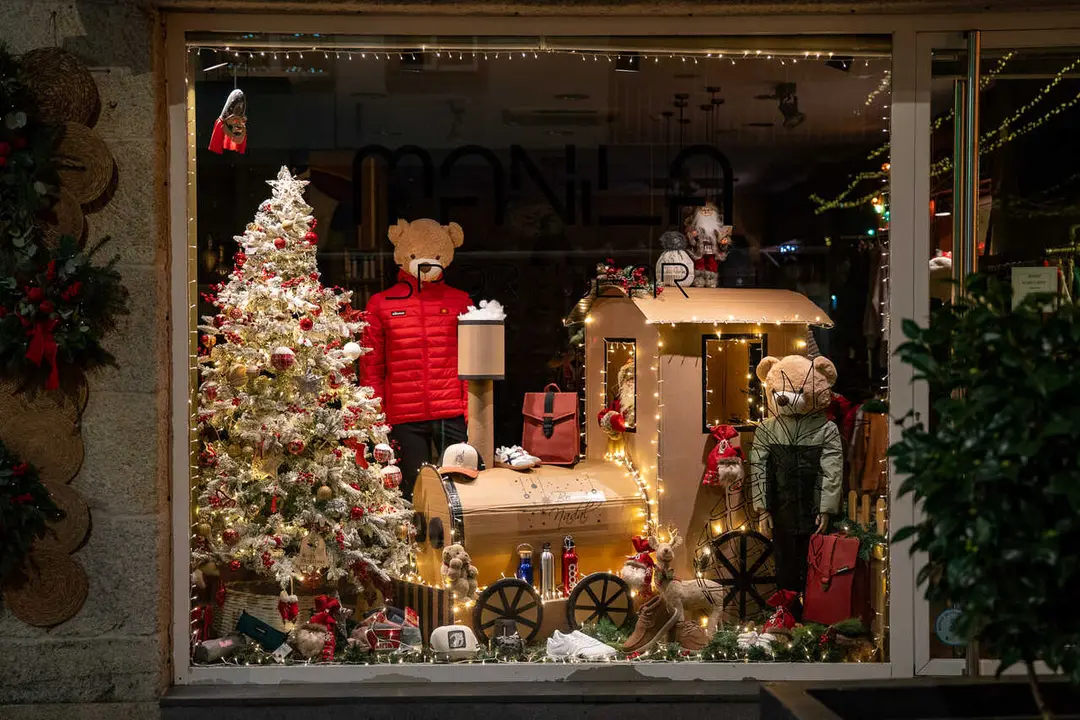 Manila Sport Wear, primeiro premio no Concurso de Escaparates de Nadal do Concello de Xinzo de Limia.