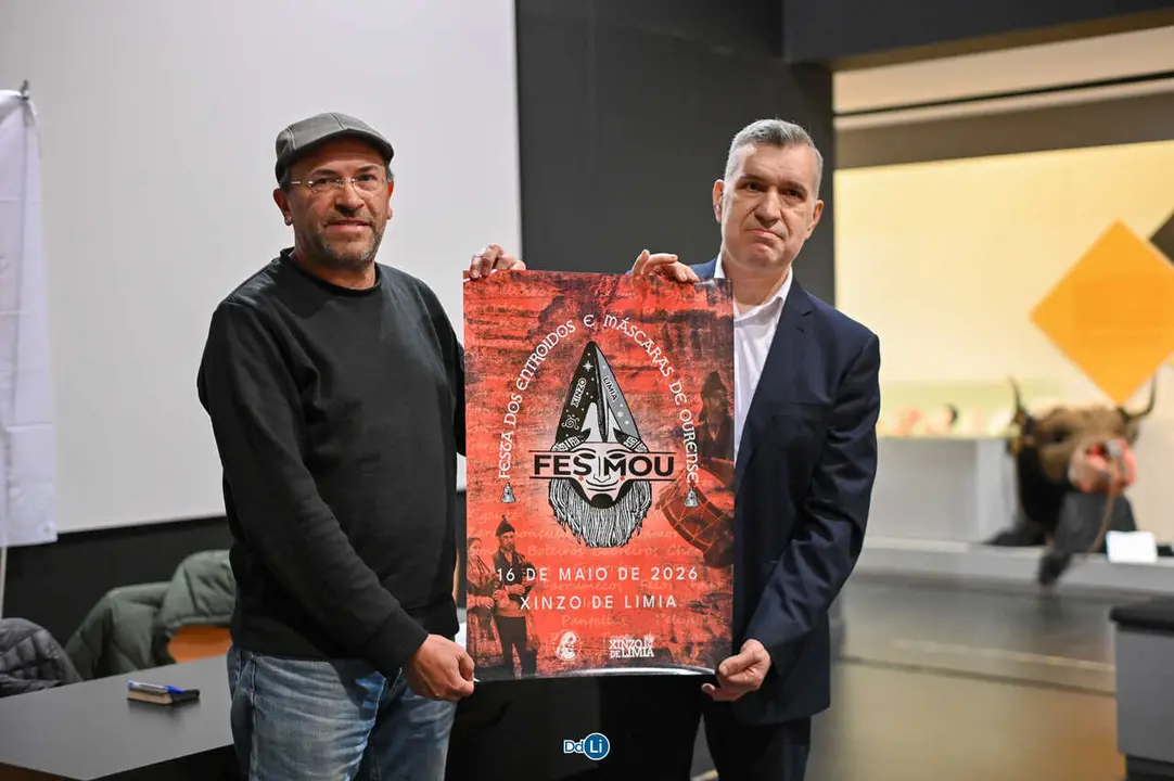 Presentaci&oacute;n de FESMOU no Museo Galego do Entroido.