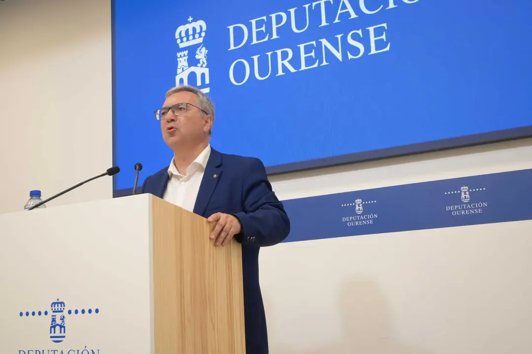 Luis Menor, Presidente da Deputaci&oacute;n de Ourense.