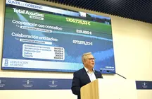 Luis Menor informou dos acordos adoptados pola Xunta de Goberno da Deputaci&oacute;n de Ourense.