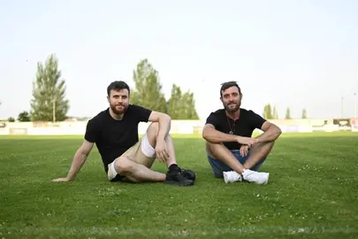 Pablo e Juan Gonz&aacute;lez Feijoo, os Forri, onte na Moreira (1)