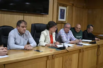 Elvira Lama. Amador D&iacute;az. Manuel P&eacute;rez Campos. Rolda Concello