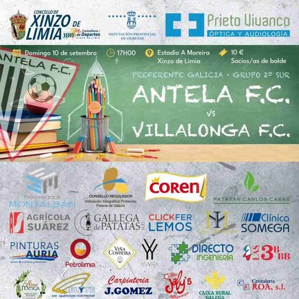 A Antela comeza a tempada cun partido fronte ao Villalonga.