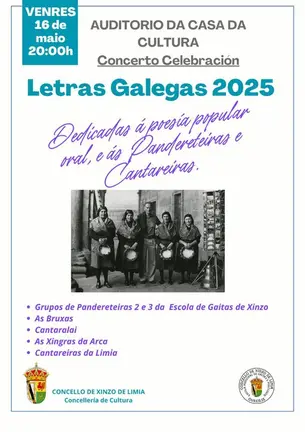 Celebraci&oacute;n das Letras Galegas en Xinzo de Limia.