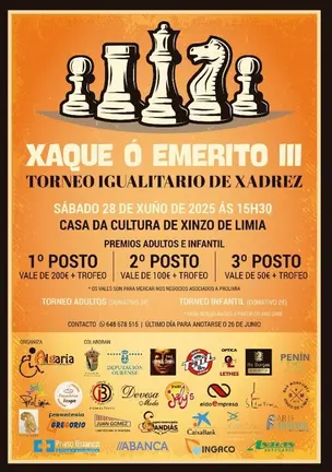 Xaque &oacute; Emerito III en Xinzo de Limia.