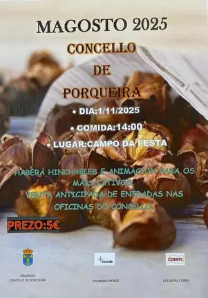 Magosto Popular no Concello de Porqueira.