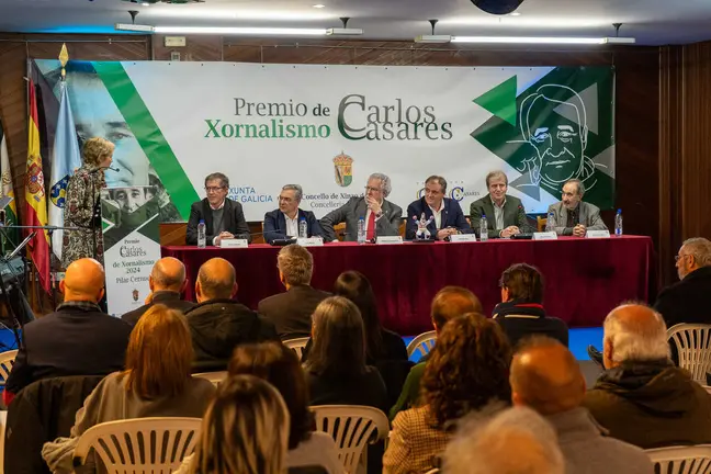 Premios de Xornalismo na pasada edici&oacute;n en Xinzo de Limia.