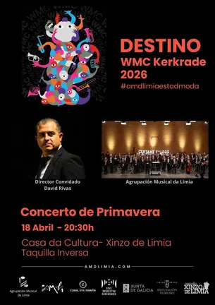 Imagen promocional del concierto de primavera organizado en Xinzo de Limia.