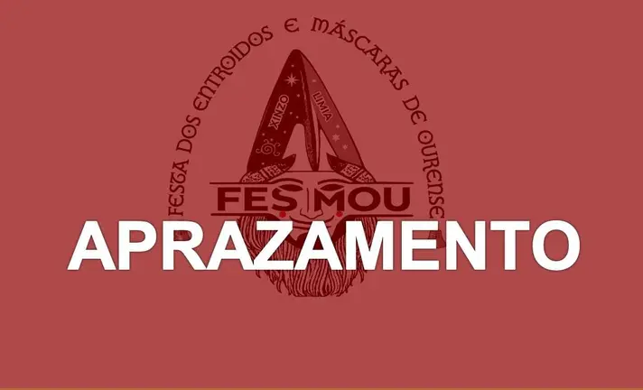 Con esta imagen, la Asociaci&oacute;n de Amigos do Entroido Tradicional ha comunicado el aplazamiento del FESMOU.