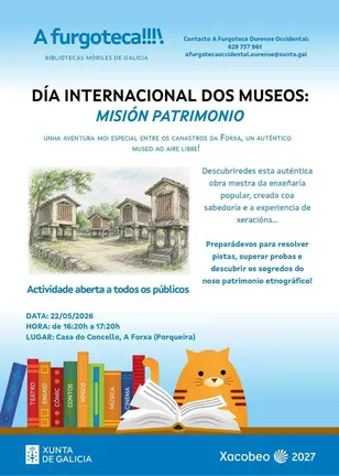 A biblioteca m&oacute;bil de Galicia visitar&aacute; a Casa do Concello de Porqueira o vindeiro vinte e dous de maio.