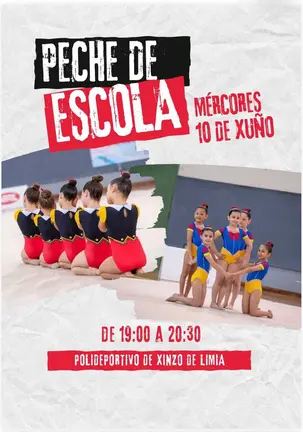 El Polideportivo de Xinzo acoge este mi&eacute;rcoles el cierre de temporada de la Escuela de Gimnasia con exhibiciones individuales y grupales de 19:00 a 20:30 horas.