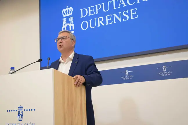 Luis Menor, Presidente da Deputaci&oacute;n de Ourense.