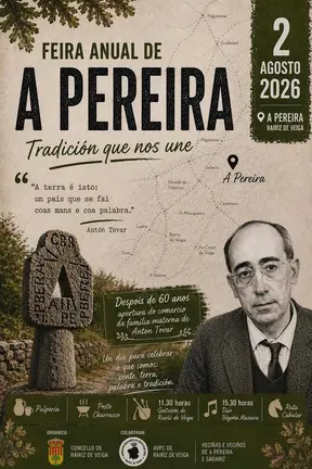 A figura de Ant&oacute;n Tovar protagoniza o cartel deste ano.