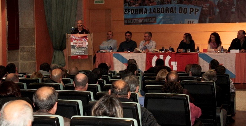 Asemblea da CIG en Verín no ano 2013. FOTO CIG