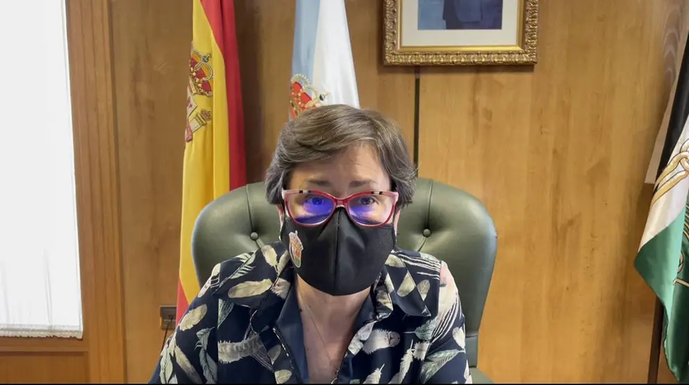 Elvira Lama, alcaldesa de Xinzo.