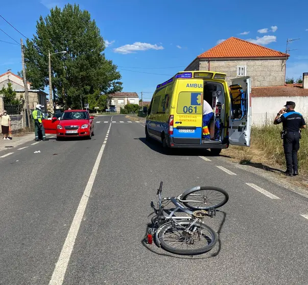 Accidente en Paredes