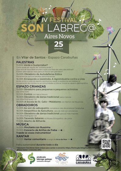 Cartaz do IV Festival Son Labrego.