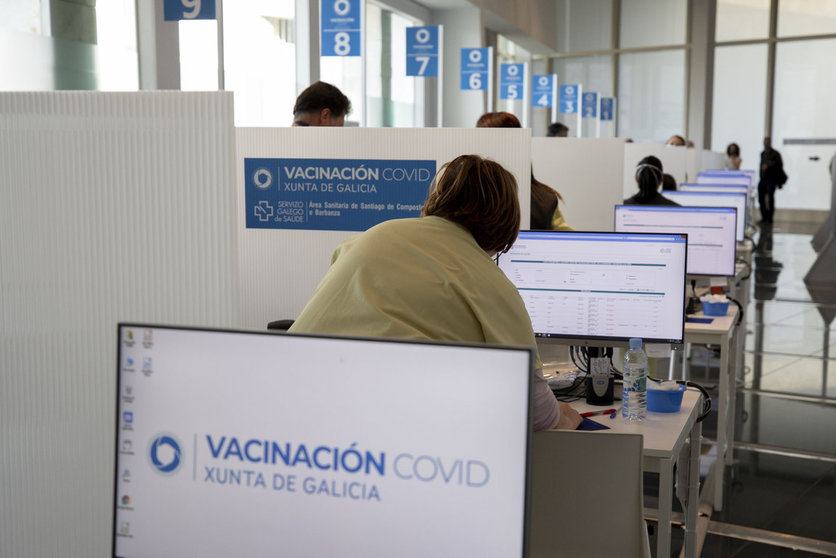 Zona de vacinación en Galicia. | FOTO: Xunta de Galicia.