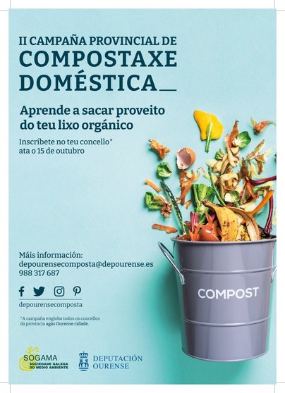 Cartel da Campaña de Compostaxe Doméstica.