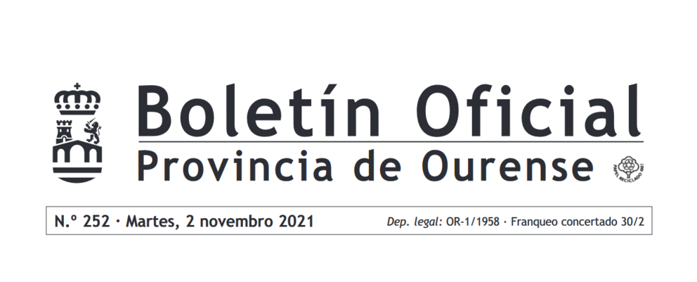 BOP de Ourense do 2-11-2021.