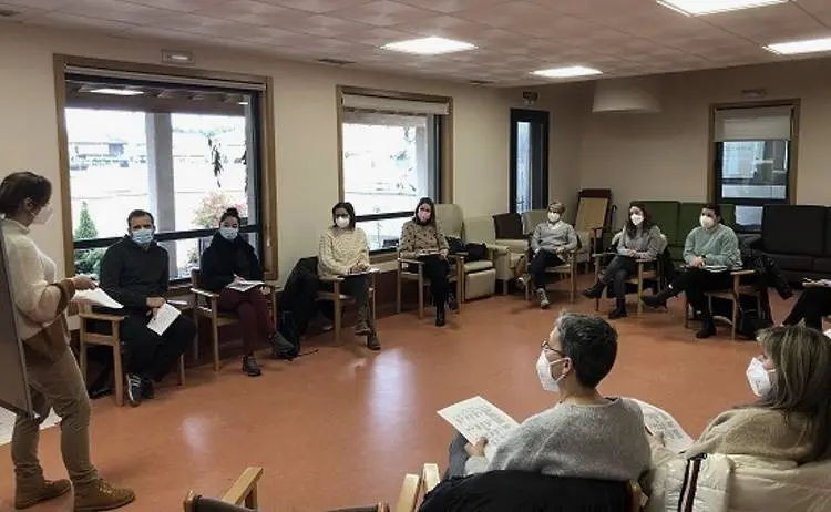 Xornada formativa en atención á infancia en Lodoselo. FOTO CDR O Viso