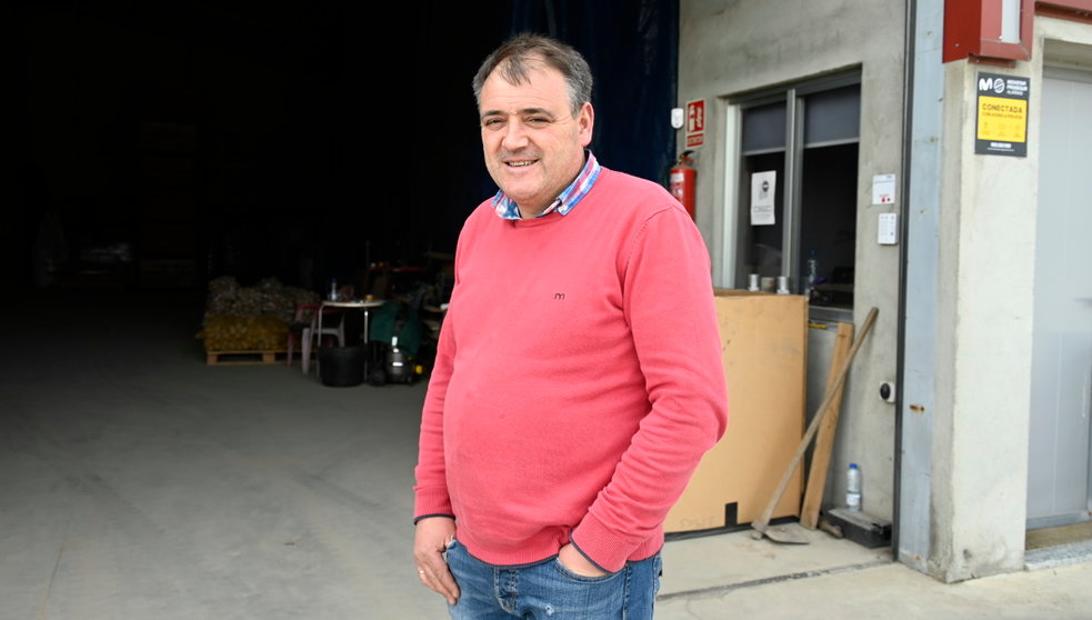 Amador Díaz, presidente da Asociación de Produtores de Pataca da Limia. FOTOS Noelia Caseiro