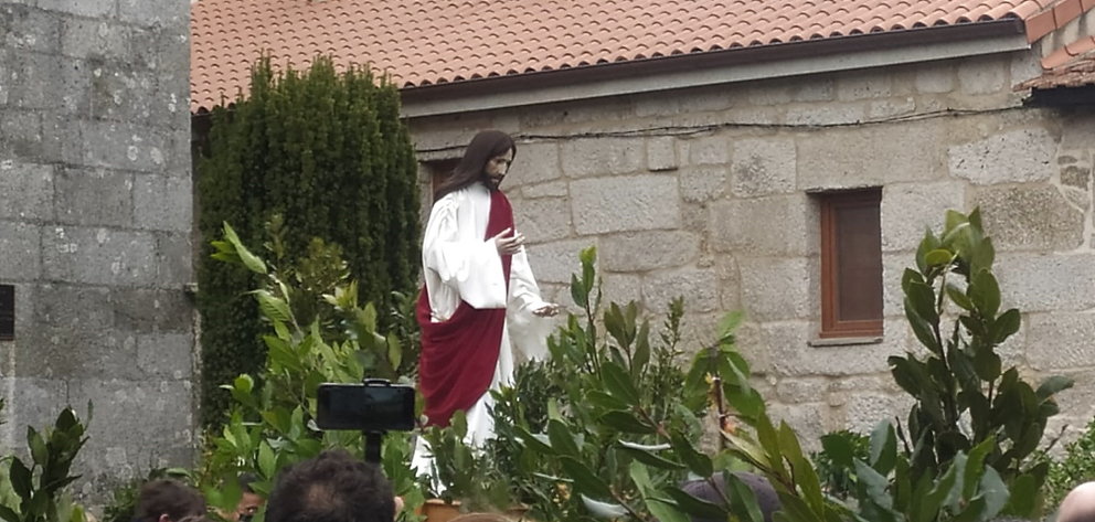 Domingo de Ramos na Igrexa Vella, o pasado domingo. FOTO DdLi