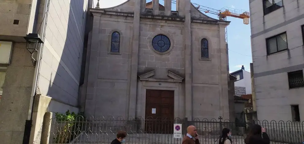 A Igrexa Nova, en Xinzo, o templo será o centro das celebracións da Semana Santa