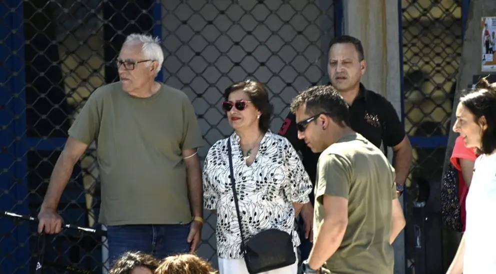 Lama, este domingo, durante a carreira popular. FOTO Noelia Caseiro