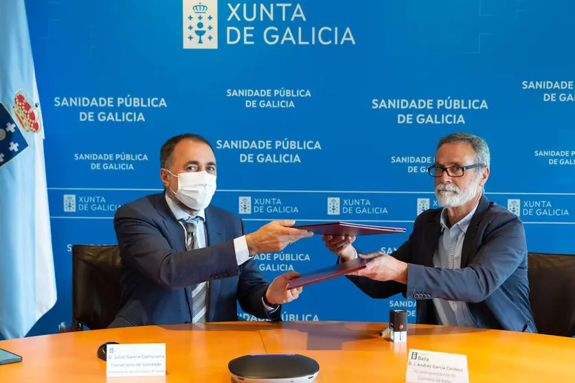 12,00 h.-          O conselleiro de Sanidade, Julio García Comesaña, asinará un convenio de colaboración co alcalde de Vilar de Barrio. No gabinete do conselleiro. Terceiro andar do Edificio Administrativo do Sergas.

foto xoán crespo

