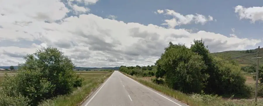 Estrada de Baltar OU 304. Imaxe Google