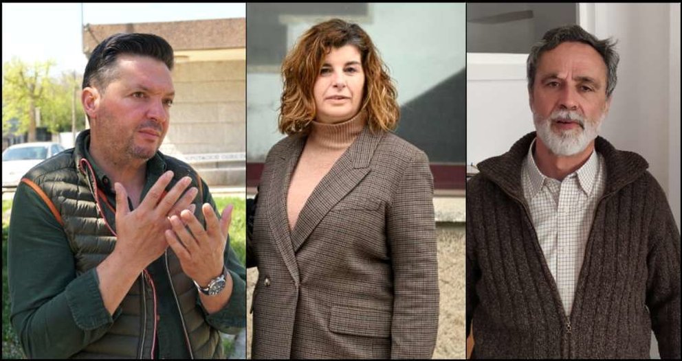 Tres alcaldes. Emilio Pazos, Susana Vázquez e Manuel Conde