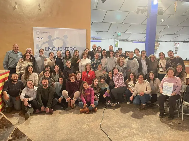 Encontro de Biocoidados celebrado en Condos, Zaragoza.