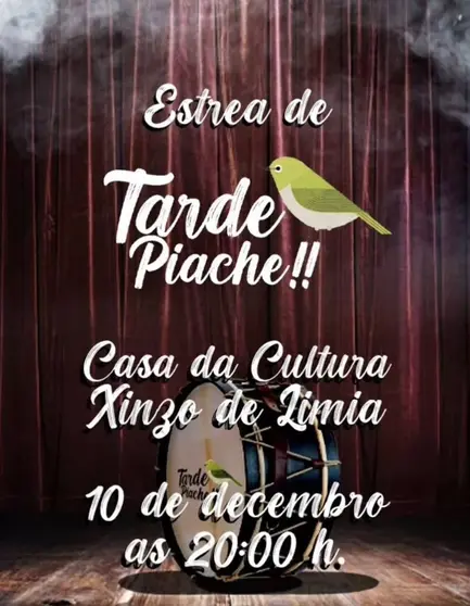 Cartel da estrea de Tarde Piache.