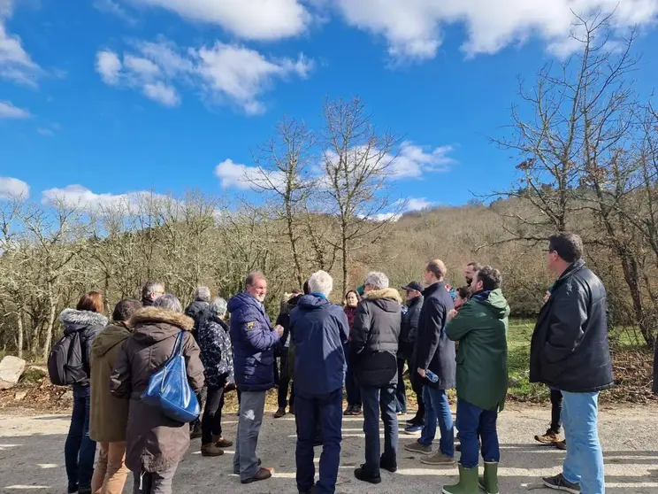 Visita do grupo de expertos europeos.