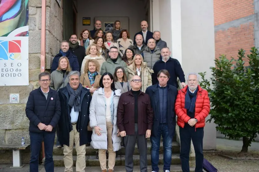 O Grupo Parlamentario do Partido Popular visitou Xinzo, acompañados do candidato do PP a alcaldía, Antonio Fernández; e do presidente da Deputación, Manuel Baltar. | FOTO: Noelia Caseiro.