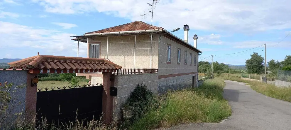 Casa del vecino hallado inmóvil el pasado sábado.