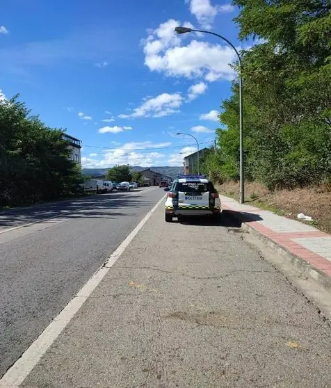 Vehículo de la Guardia Civil.