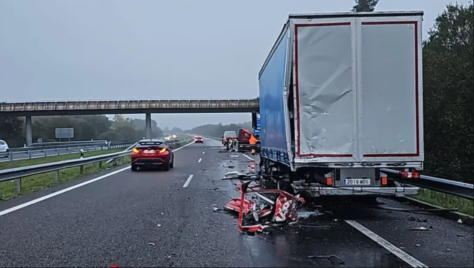 accidente A52 Sandiás 20231030