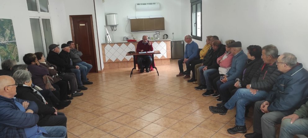 Reunión PSdeG-PSOE co colectivo de retornados en Vilar de Barrio