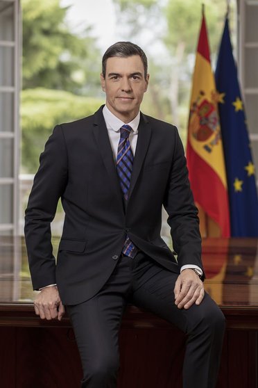 Foto oficial del presidente del Gobierno, Pedro Sánchez. | FOTO: La Moncloa.