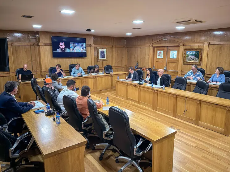 El pleno ordinario del mes de junio arrancó a las 9:00 horas de este jueves. | FOTO: Marcos Argibay.