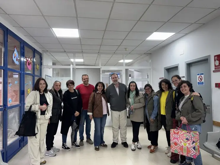 Membros de Loita Pediátrica na despedida do Doutor Luís.
