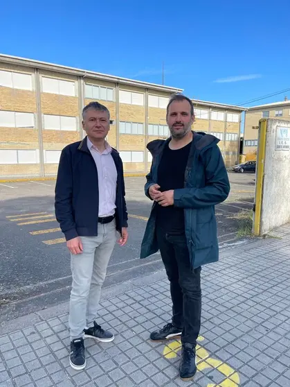 Camilo Vila, voceiro do BNG Xinzo, xunto a