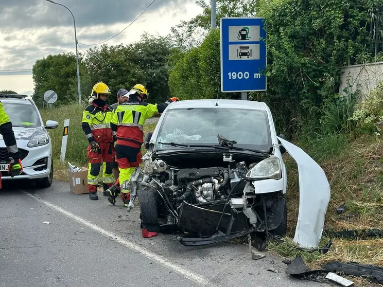 Nuevo accidente en Porto Alto, Xinzo de Limia.