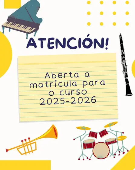 Aberta a matr&iacute;cula para o curso 25-26 na ESMULI.