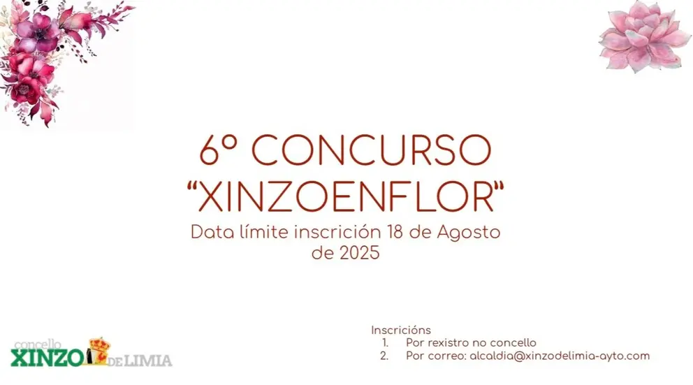 VI edici&oacute;n do concurso "Xinzo en Flor".