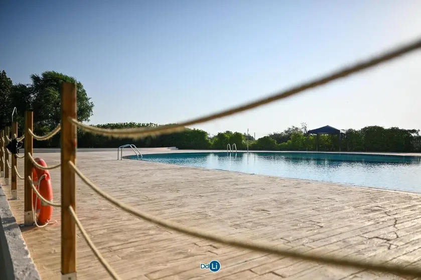 Piscina municipal del Concello de Xinzo de Limia.